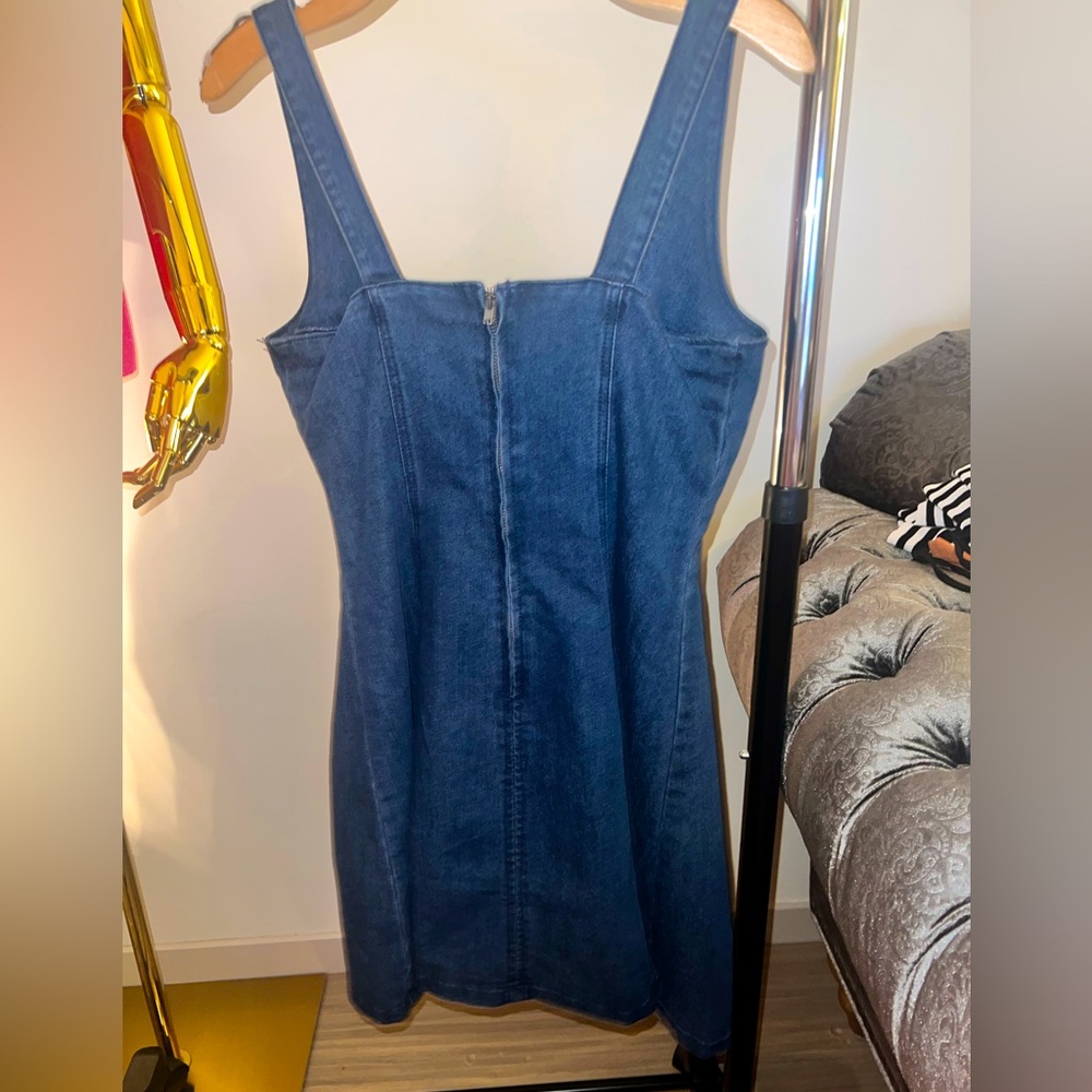 Blue Denim Dress - Picture 2 of 4